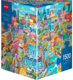 Puzzle Heye La Bonne Vieille Europe de 1500 Pièce