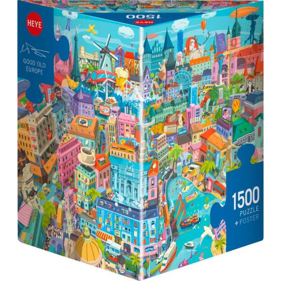Puzzle Heye La Bonne Vieille Europe de 1500 Pièce