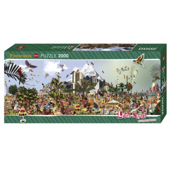 Puzzle Heye Life Style, Sur la plage 2000 pièces