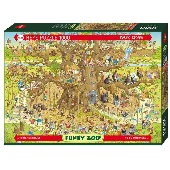 Heye Monkey Habitat Puzzle 1000 pièces