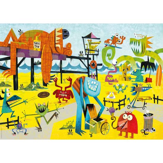 Puzzle Heye Monster Beach 1000 pièces