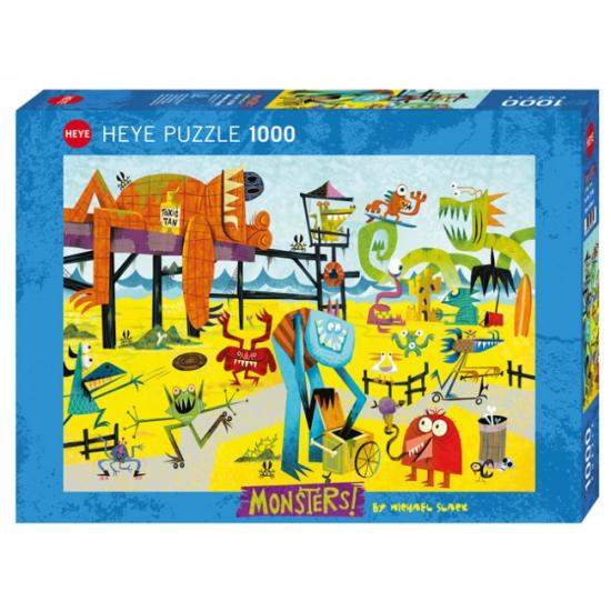 Puzzle Heye Monster Beach 1000 pièces