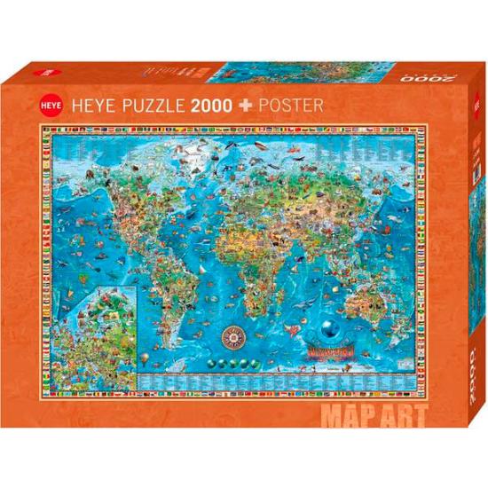 Puzzle Heye Monde Incroyable 2000 Pièces
