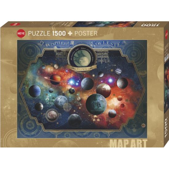 Puzzle Heye Space World 1500 pièces