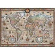 Puzzle Heye Retro World Map 1000 pièces
