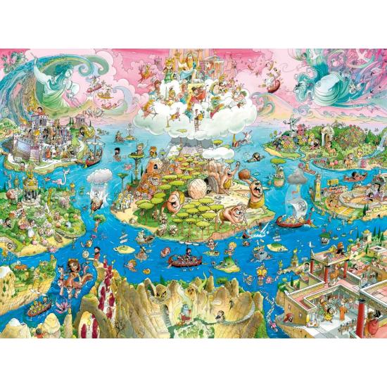 Puzzle Heye Odyssée, Boîte Triangulaire de 1500 Pièce Puzzle Heye Odyssée, Boîte Triangulaire de 1500 Pièce