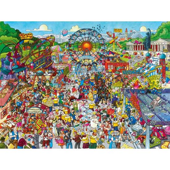 Puzzle Heye Oktoberfest, boîte triangulaire 1500 pièces