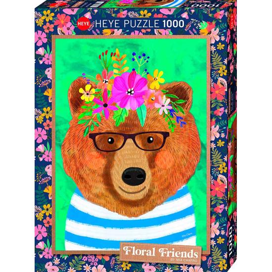 Heye Flowery Bear Puzzle 1000 pièces