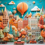 Puzzle Heye Paysage Urbain 1000 pièces