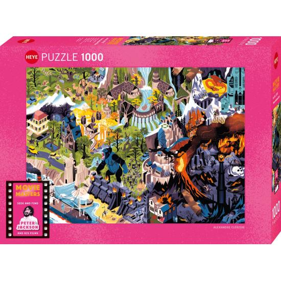Puzzle Heye Films de Peter Jackson 1000 pièces