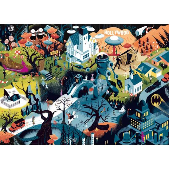 Heye Puzzle Tim Burton Films 1000 pièces