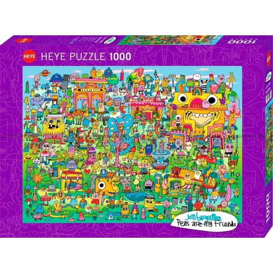 Heye Pens Are My Friends Puzzle 1000 pièces
