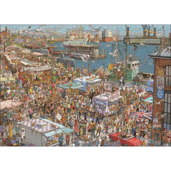 Heye Puzzle Poisson Frais Boîte Triangulaire 2000 Pièces Heye Puzzle Poisson Frais Boîte Triangulaire 2000 Pièces