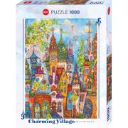 Puzzle Heye Charming Town, Arches rouges 1000 pièces