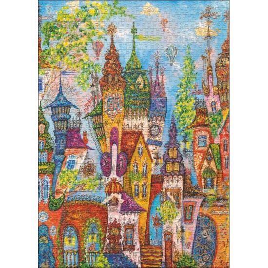 Puzzle Heye Charming Town, Arches rouges 1000 pièces Puzzle Heye Charming Town, Arches rouges 1000 pièces
