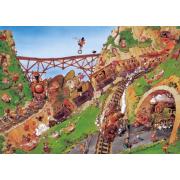 Puzzle Heye Wanted Getaway Car Fred 1000 Pièces