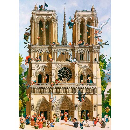 Puzzle Heye Vive Notre Dame ! de 1000 pièces Puzzle Heye Vive Notre Dame ! de 1000 pièces
