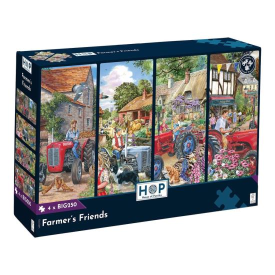 Puzzle House Of Puzzles Ami Du Fermier XXL 4 de 250 pièces