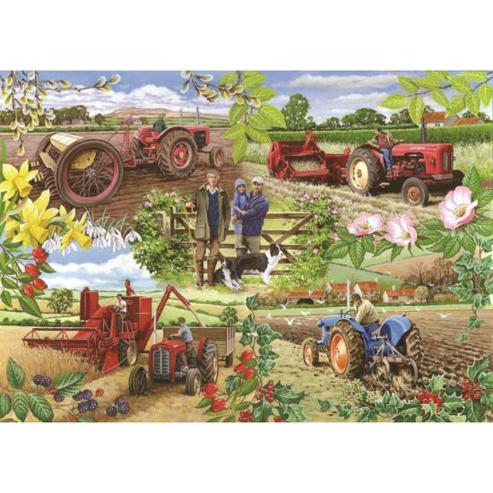 Puzzle House Of Puzzles Année Agricole 1000 pièces