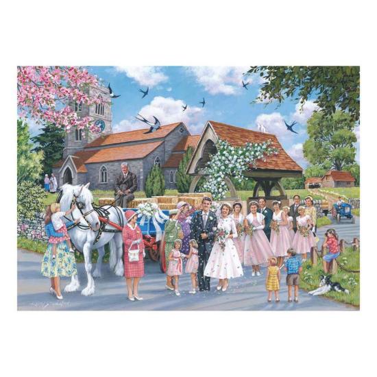 Puzzle House Of Puzzles Mariage Champêtre 1000 pièc