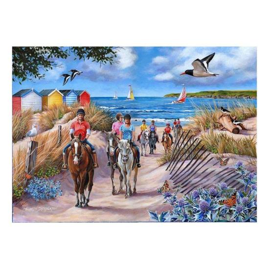 Puzzle House Of Puzzles chevaux dans la mer XXL 500