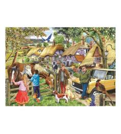 Puzzle House Of Puzzles Chevaux et chiens XXL 500 pièces