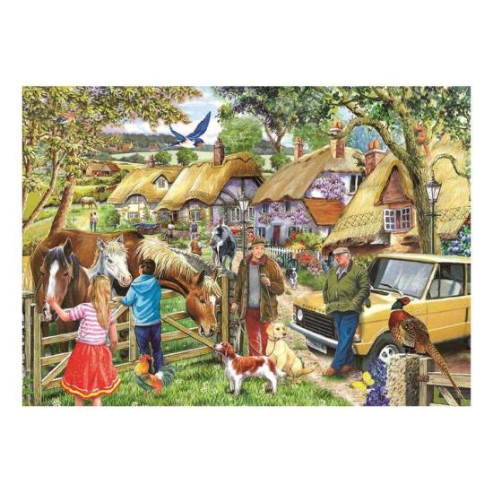 Puzzle House Of Puzzles Chevaux et chiens XXL 500 pièces