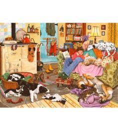Puzzle House Of Puzzles Cansado comme un Chien 1000 Pieces