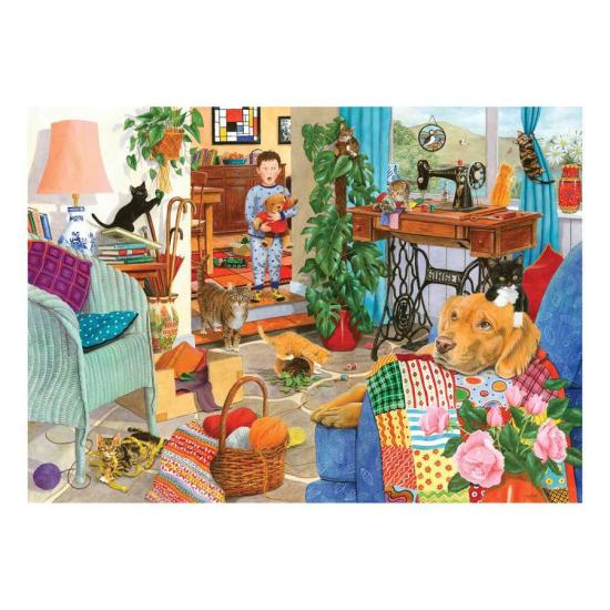 Puzzle House Of Puzzles Chaos des Chatons 1000 pièc