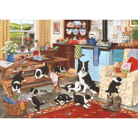 Puzzle House Of Puzzles Collies 1000 pièces