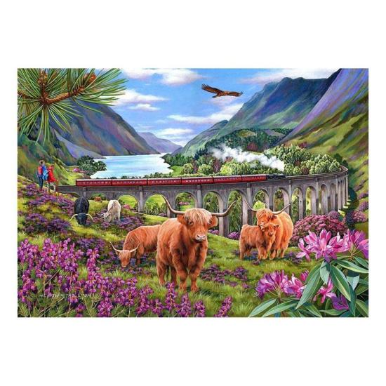 Puzzle House Of Puzzles Les dames de Glenfinnan XXL 500 pièces Puzzle House Of Puzzles Les dames de Glenfinnan XXL 500 pièces