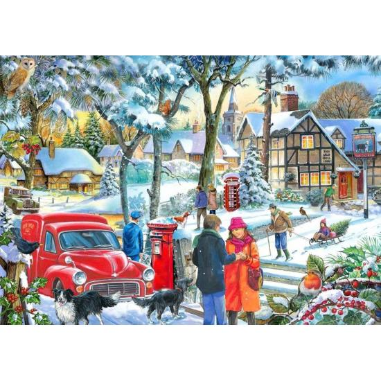 Puzzle House Of Puzzles voeux d'hiver 1000 pièces