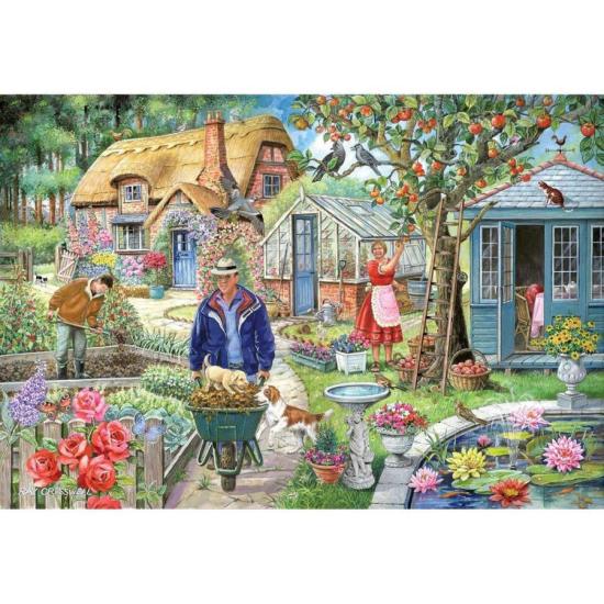 Puzzle House Of Puzzles Au jardin 1000 pièces