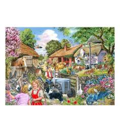 Puzzle House Of Puzzles À la porte de la ferme XXL 500