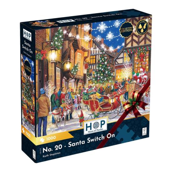 Puzzle House Of Puzzles Le Père Noël S'Active 1000 pièces