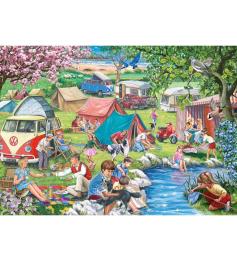 Puzzle House Of Puzzles Camping Parfait 1000 Pieces
