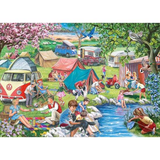 Puzzle House Of Puzzles Camping Parfait 1000 Pieces