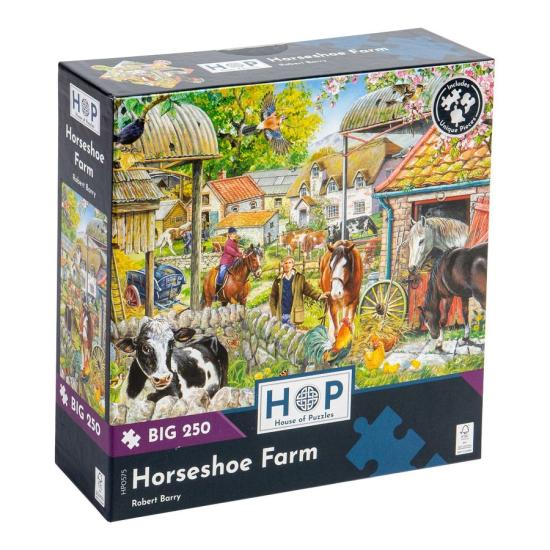 Puzzle House Of Puzzles Ferme À Cheval XXL 250 pièces