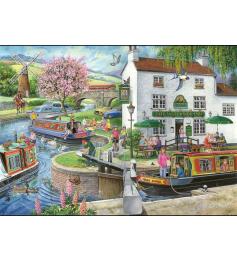 Puzzle House Of Puzzles Au bord du canal 1000 pièces