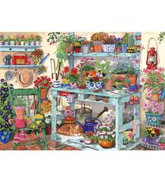 Puzzle House Of Puzzles Les pots de fleurs 1000 pièces