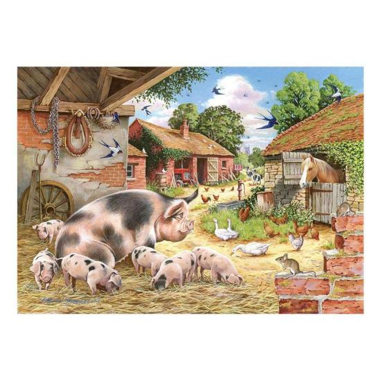 Puzzle House Of Puzzles Les porcelets de Poppy XXL 500 pièces