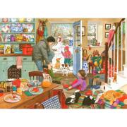 Puzzle House Of Puzzles Bonnets et bottes en caoutchouc 1000 piè
