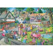 Puzzle House Of Puzzles Vert d'été de 500 pièces