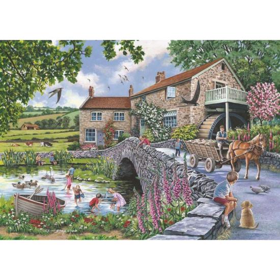 Puzzle House Of Puzzles Vieux Moulin 1000 pièces Puzzle House Of Puzzles Vieux Moulin 1000 pièces