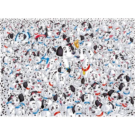 Impossible Puzzle Clementoni Les 101 Dalmatiens 1000 pièces