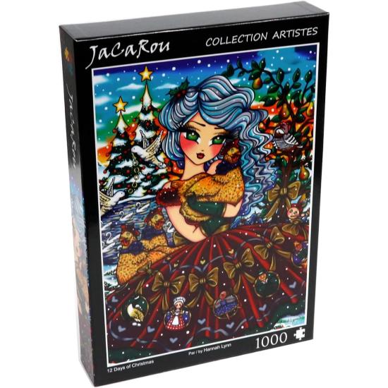 Puzzle Jacarou 12 Jours de Noël de 1000 Pièces