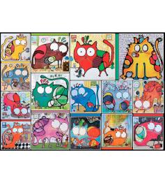 Puzzle Jacarou À Chacun de leurs Chats de 1000 Pièces