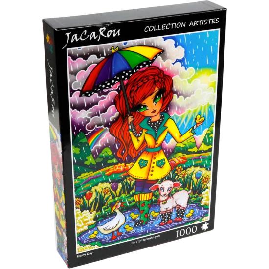 Puzzle Jacarou Jour de Pluie de 1000 Pièces