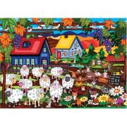 Puzzle Jacarou Dix Moutons et Plus de 2000 Pièces