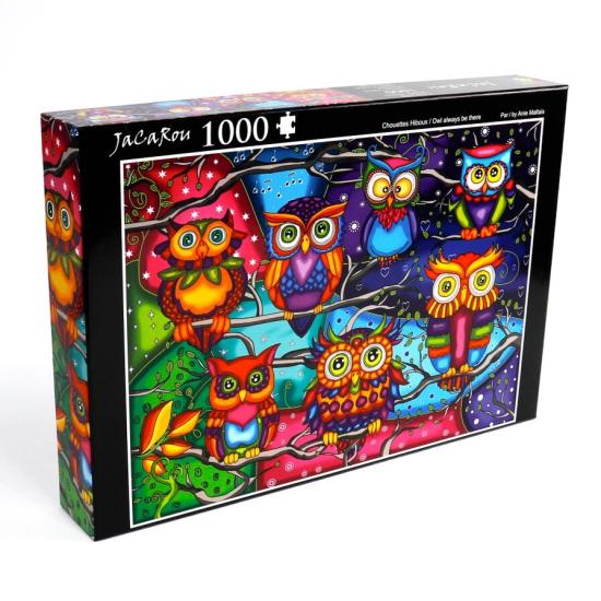 Puzzle Jacarou La Hibou sera Toujours là de 1000 Pièces Puzzle Jacarou La Hibou sera Toujours là de 1000 Pièces